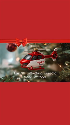 🎄 Frohe Weihnachten wünscht die DRF Luftrettung! 🎄 Wir sagen Danke – für eure Unterstützung, eure Treue und eure Spenden, die unsere Arbeit so erst möglich machen. ❤️ Wir wünschen euch und euren Liebsten ein friedvolles Weihnachtsfest und einen guten Start ins neue Jahr! ✨ Was denkt Ihr über unserem Baumschmuck? #DRFLuftrettung #Danke #Spenden #Weihnachten #GemeinsamRetten | DRF Luftrettung