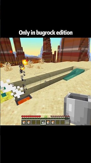 Minecraft infinite lava in bugrock edition