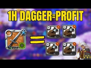 How I Made Millions Using 1h Dagger – 5 Set Profit Run| With commentary| Albion Online