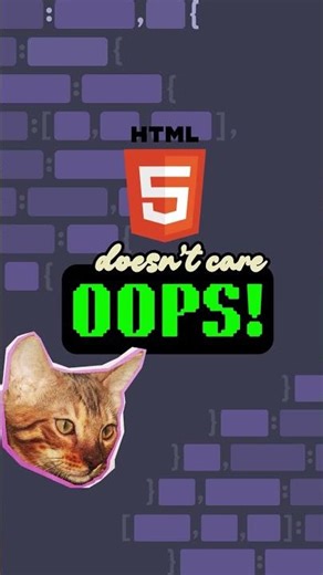 Did you know that HTML doesn't care about mistakes?