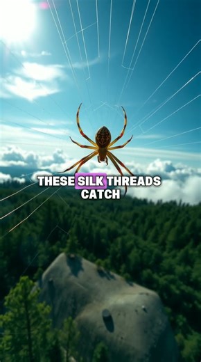 “Spider Flies Using Silk Balloons | Incredible Nature Flight Trick!”