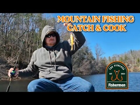 CATCH & COOK Micro PERCH Fishing!! #microfishing #lake #perch #catchandcook