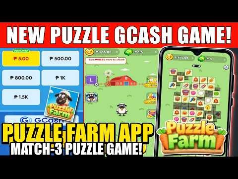 Puzzle Farm App Review - Simple Match-3 Puzzle Game | GCash Game Overview 2026