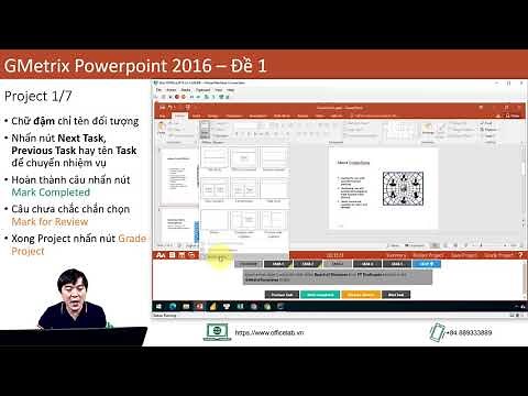 Giải đề MOS Powerpoint 2016 77-729 - Project 1