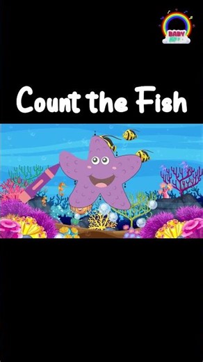 Fish Dot to Dot Counting 🐠🔢 | Learn Numbers 1–2 | Toddler Learning | BabyApps