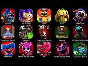 Poppy Playtime Chapter 0–6 FULL GAME MOVIE - All Bosses, Endings & Jumpscares!