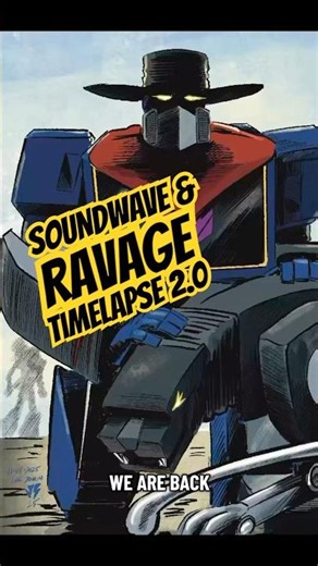 #transformers #soundwave & #ravage #drawing #timelapse 2.0