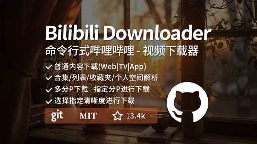 Bilibili Downloader命令行式B站视频下载器（全能）
