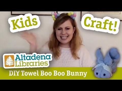 Craft Time! DIY Boo Boo Bunny (Towel Ice Pack)