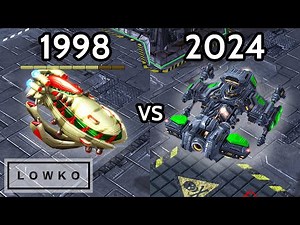 StarCraft 1 PROTOSS vs StarCraft 2 TERRAN!