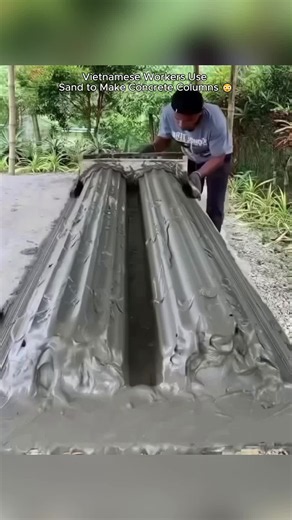 Low-Cost Concrete Columns Using Sand: Step-by-Step Method