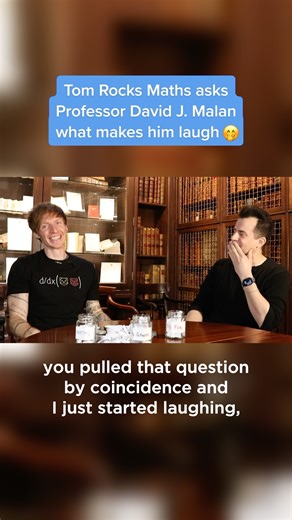 4.1K views · 43 reactions | Tom Rocks Maths asks Professor David J. Malan what makes him laugh 來 | CS50 | Facebook