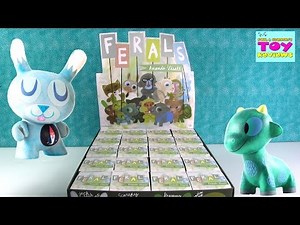 Ferals Full Case Blind Box Figures by Kidrobot Opening Unboxing | Toy Review | PSToyReviews