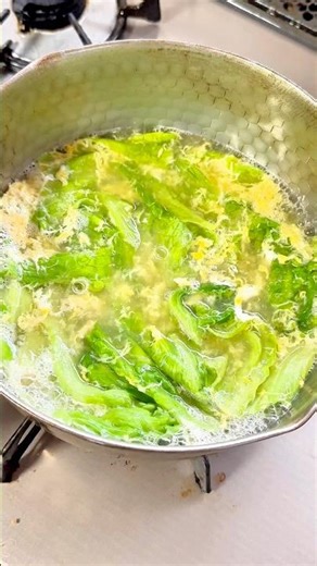 レタスの卵スープ #cooking