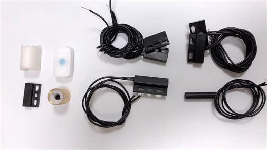 220V/24V Voltage Magnetic Reed Switch &amp; Hall Sensor NPN Output 12mm Detection Distance Proximity Sensor for Door