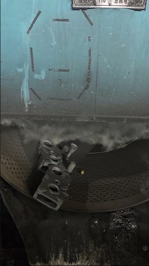 Surface treatment of castings: shot blasting