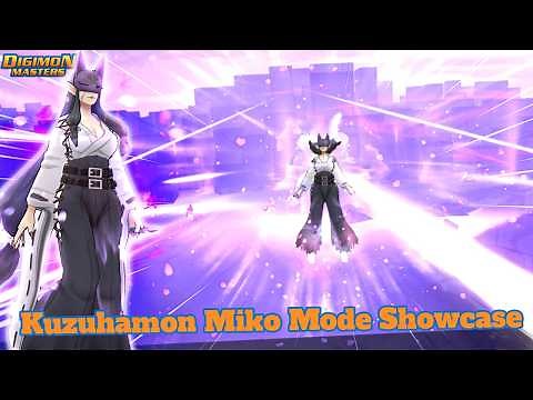 DMO Kuzuhamon Miko Mode Showcase & Review - Digimon Masters Online NADMO
