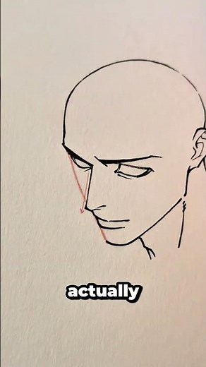 How to draw outline of face from 3/4 angle || Jmarron