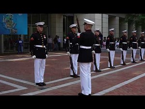 USMC Silent Drill Platoon USPTO Show (8 man)