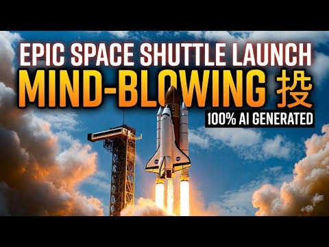 🚀 EPIC NASA Space Shuttle Launch - Mind-Blowing Realistic AI Animation