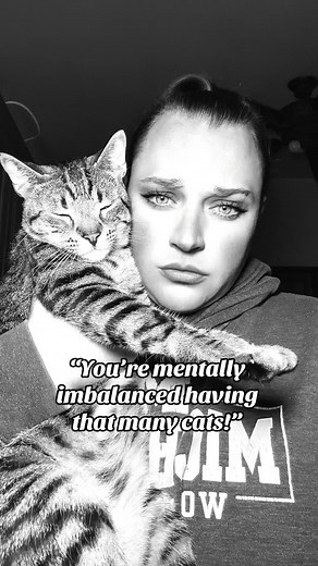 Call me crazy or mental all y’all want! My cats help my mental health! Don’t knock it till you try the Crazy Cat Lady Life! #cattok #catsoftiktok #tabbycatsoftiktok #crazycatlady #catmomlife #catlover 😝😝😝😝
