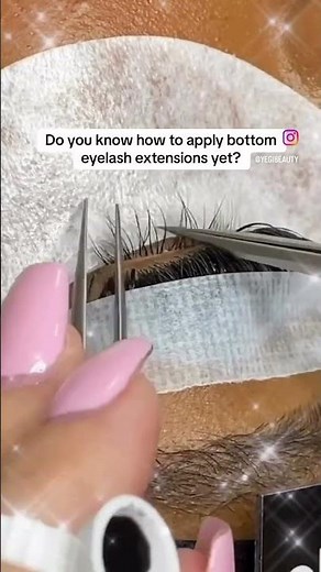 How to Apply Bottom Eyelash Extensions Like a Pro #lashextensions #tutorial
