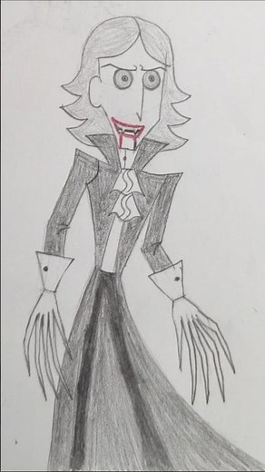 Belle Sheres' Floyd Nightshade/ Vampire OC #vampire #animation #art