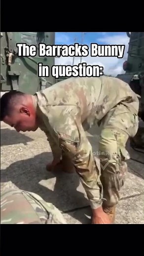 The Barracks Bunny #militaryeverything #militaryservice #army #marineservices #marines