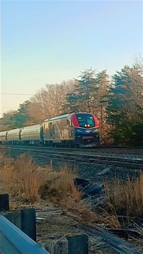 2/28 Amtrak Northeast Regional P065 south at Lorton VA #shorts #short #viral #video #shortvideo