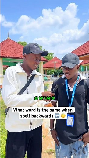 What word is the same when spell backwards ⬅️ #shorts