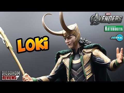 LOKI 1/6 Avengers Kotobukiya ARTFX Unboxing e Review BR / DiegoHDM