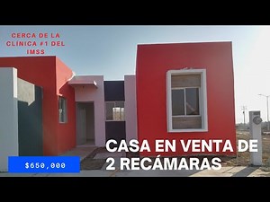 CASA EN VENTA DE 2 RECÁMARAS CERCA DEL IMSS EN COLIMA