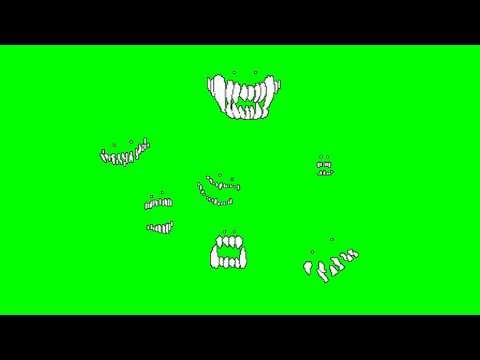 💥Haunted Ghost Faces Green Screen | Creepy Halloween Floating Mouths VFX