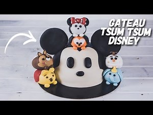 RECETTE GATEAU CAKE DESIGN TSUM TSUM DISNEY | TSUM TSUM CAKE 😍