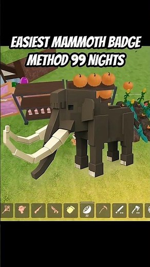 How To Tame The Mammoth FAST 🦣 | 99 Nights in the Forest
