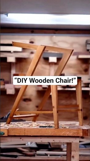 Build a Wooden Chair | Easy DIY Woodworking Project for Beginners 🪚