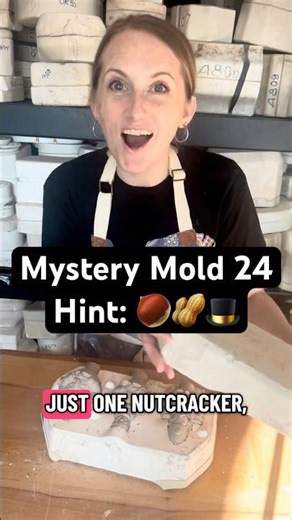 Vintage Ceramic Nutcracker is This Year’s Addition to My Collection: Mystery Mold 24 #nutcracker