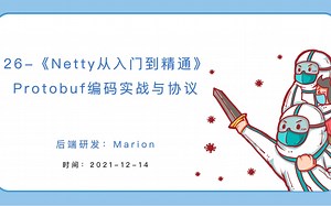 26-《Netty从入门到精通》Protobuf编码实战与协议