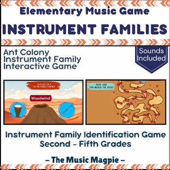 Instrument Families Game | Interactive Elementary Music "Ant Colony"