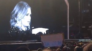 Adele halted her Verona show in order to admonish a fan for filming her while she sang, saying "this isn't a DVD, this is a real show." Credit: storyful | Telegraph Entertainment