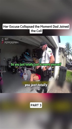 Her Excuse Collapsed the Moment Dad Joined the Call #cops #police | police