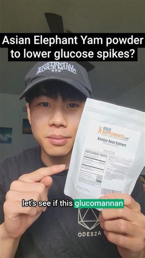 Testing the Effects of Glucomannan on Blood Sugar Levels #cgm #glucosetest #carbs #glucomannan