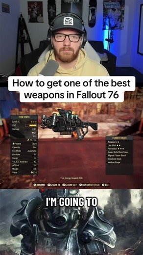 How to get one of the best weapons in Fallout 76 #fallout #fallout76 #falloutseries #gaming #howto