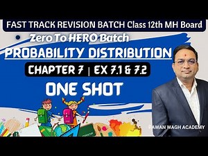 Probability Distribution One Shot | Class 12th Maths MH Board