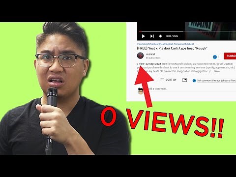 Rapping Over Beats With 0 Views!