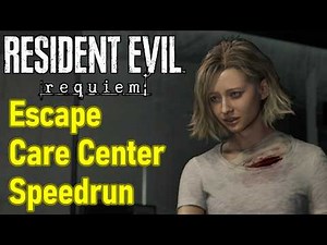 Resident Evil Requiem Escape The Care Center Speedrun, All Quartz, Moon, Sun, Star Puzzles