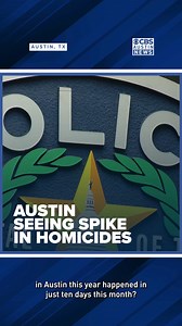 Amid concerns about a spike in violence in Austin, the Police Department responded to ten homicides so far in the month of November. https://cbsaustin.com/news/local/austin-saw-9-homicides-in-november-thats-14-for-the-year# | CBS Austin