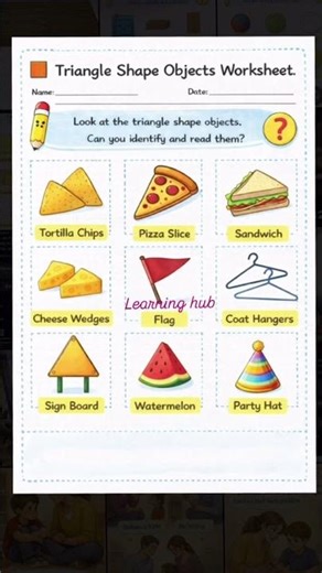 Shape Recognition Worksheet: Identify Squares, Circles, Triangles & rectangles