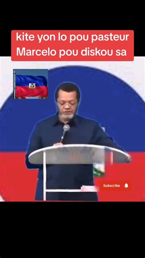 pasteur Marcelo à fait un grande discours sur qualification Haïti #eglisechretienne #haïtientiktok #viralvideo #politique