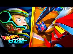 Activating the Big Air Booster! | Hot Wheels Let's Race